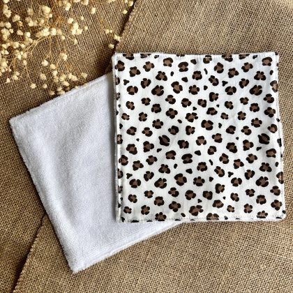 Mini serviette visage - léopard