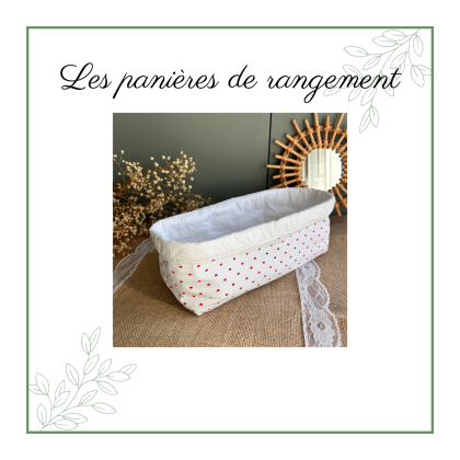 Les panières de rangement