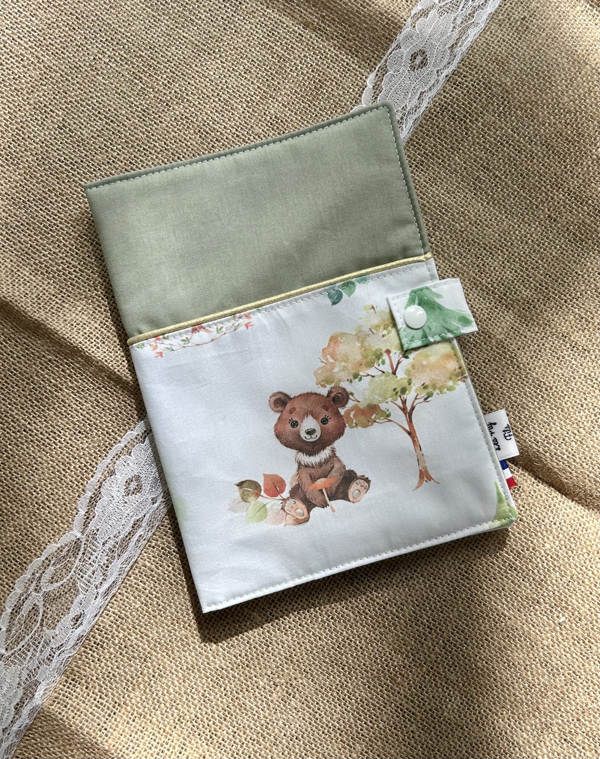 Protège carnet santé - Ourson