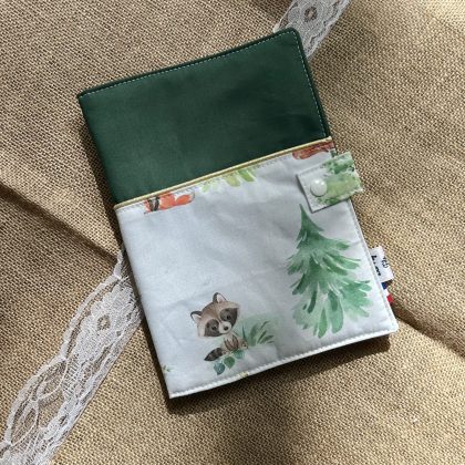Protège carnet santé - Raton laveur
